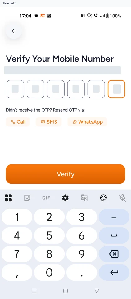 ixigo: OTP verification